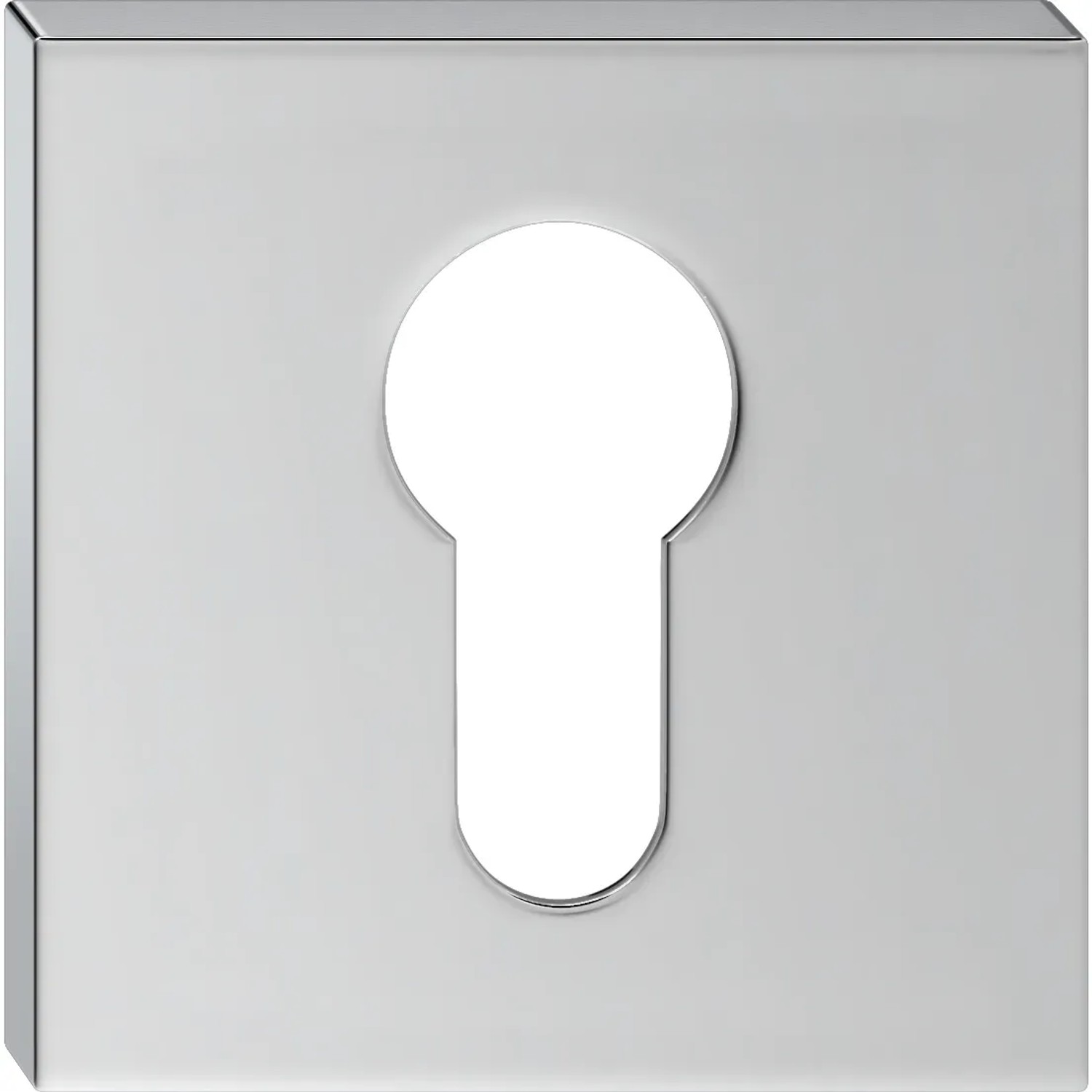 Rozeta kwadratowa dolna wkładka chrom błyszczący