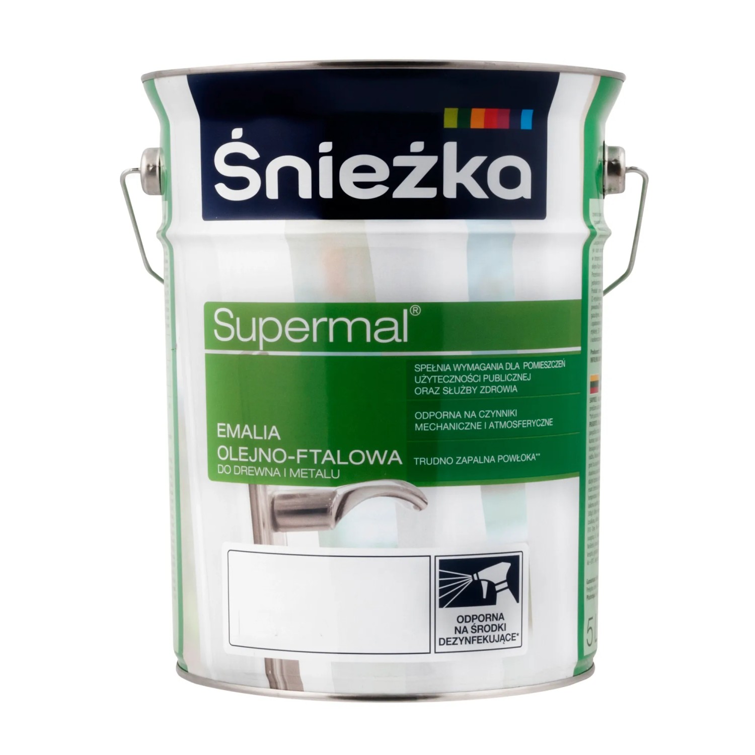 Śnieżka Emalia Supermal olejno-ftalowa połysk biała 5 l