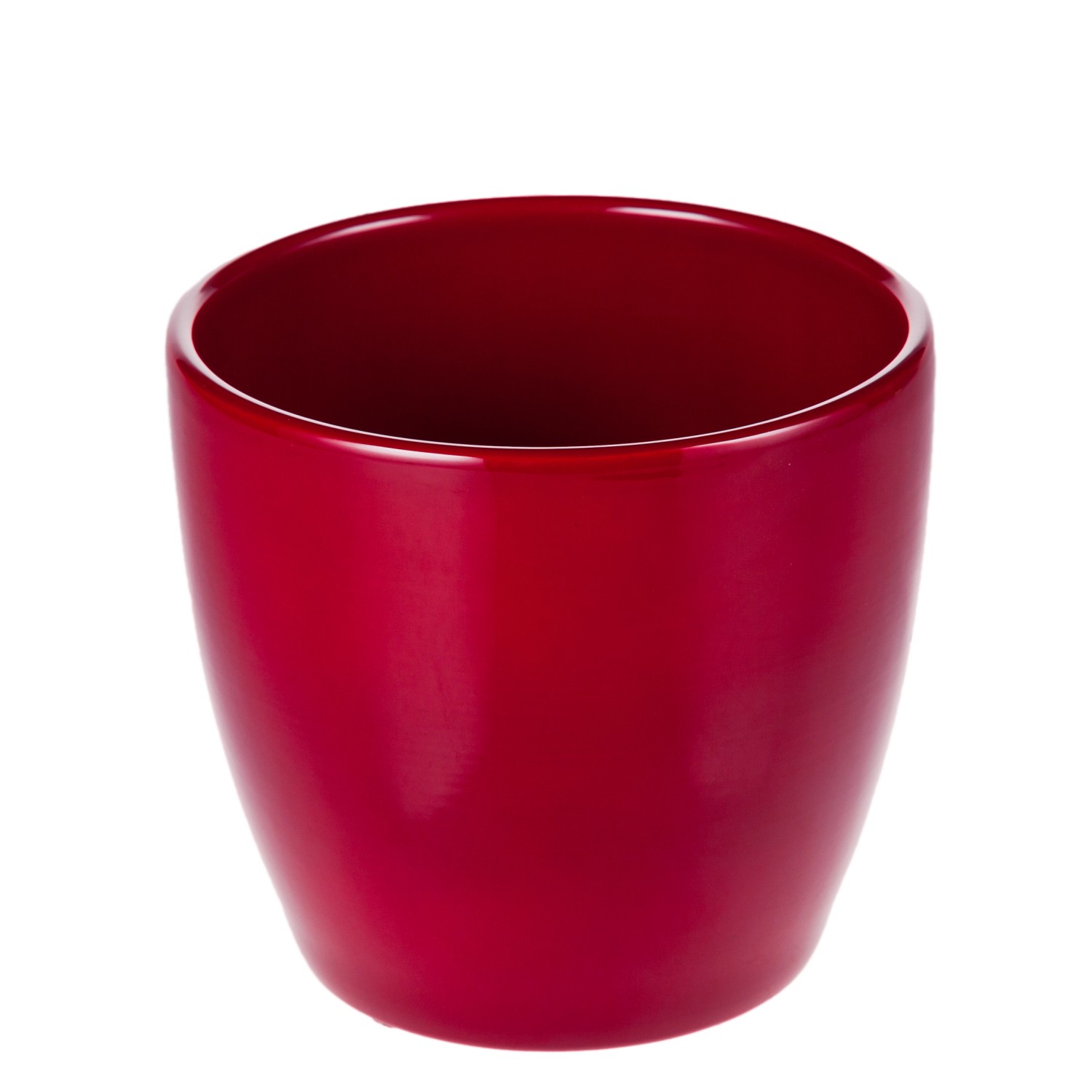 Osłonka ceramiczna Irys bordo - śr. 15 cm