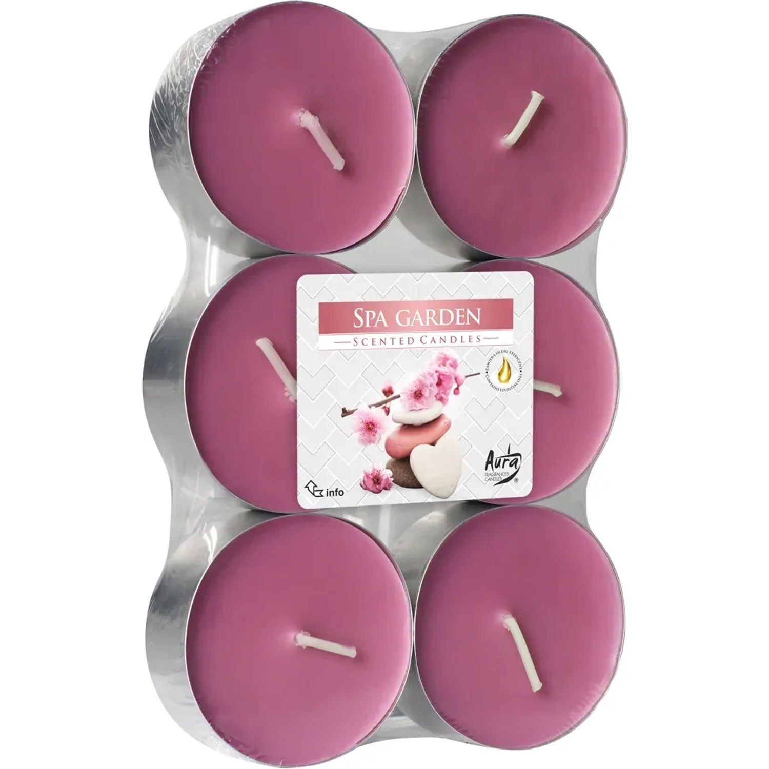Świeca Tea light zapachowa Maxi ogród SPA