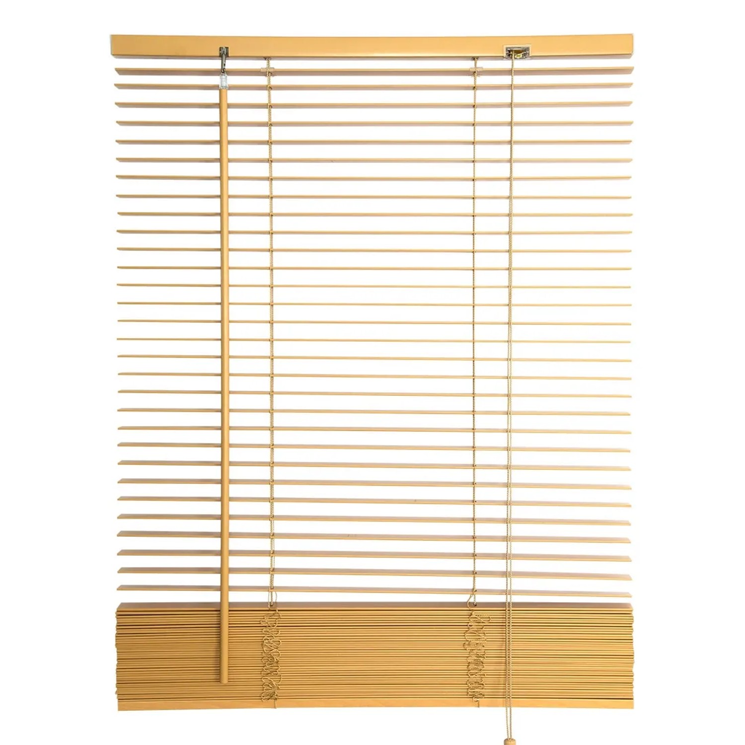Żaluzja drewniana 25 mm natural 100 x 140 cm