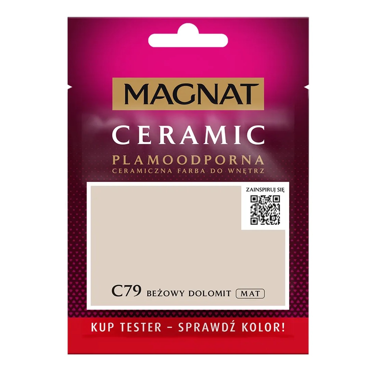 Tester farby Magnat Ceramic beżowy dolomit 30 ml