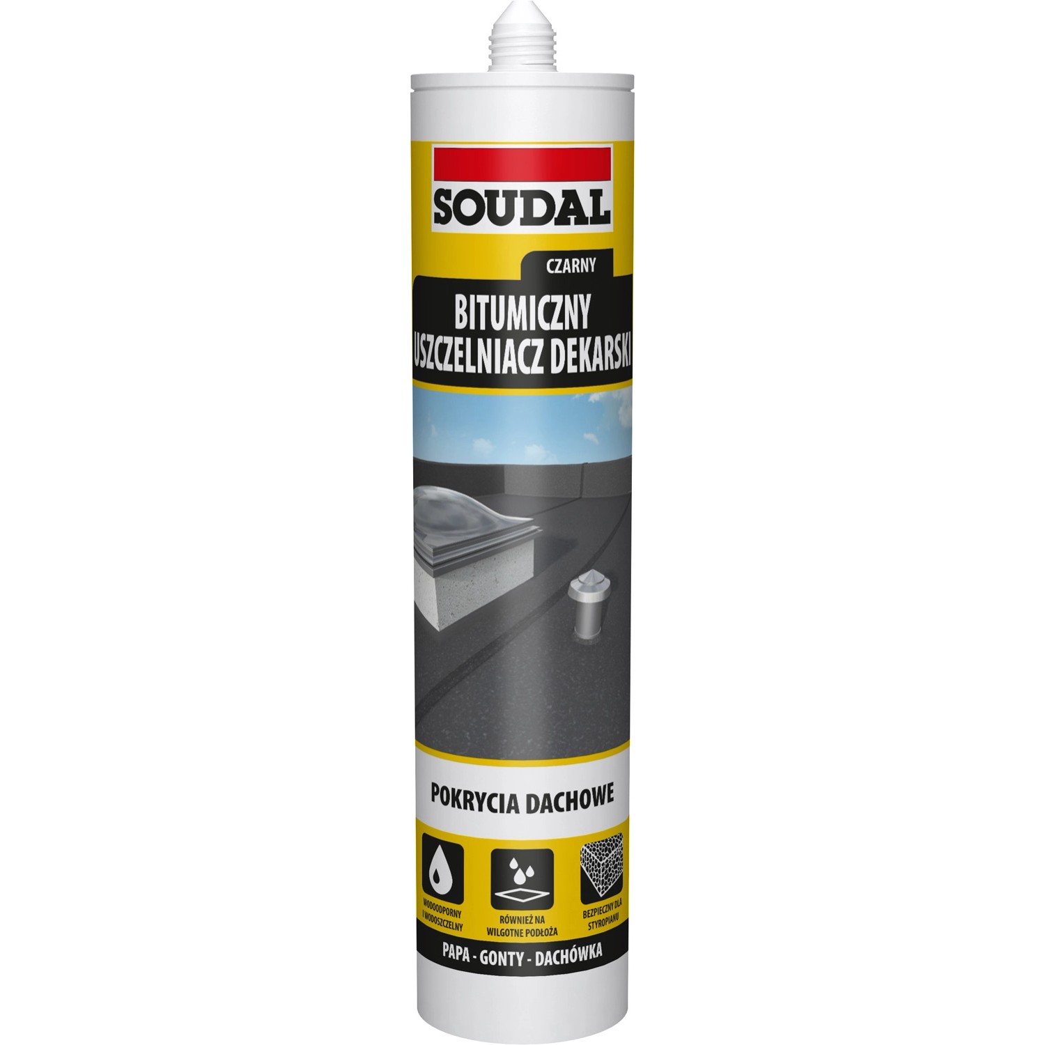 Soudal Uszczelniacz dekarski bitumiczny 280 ml