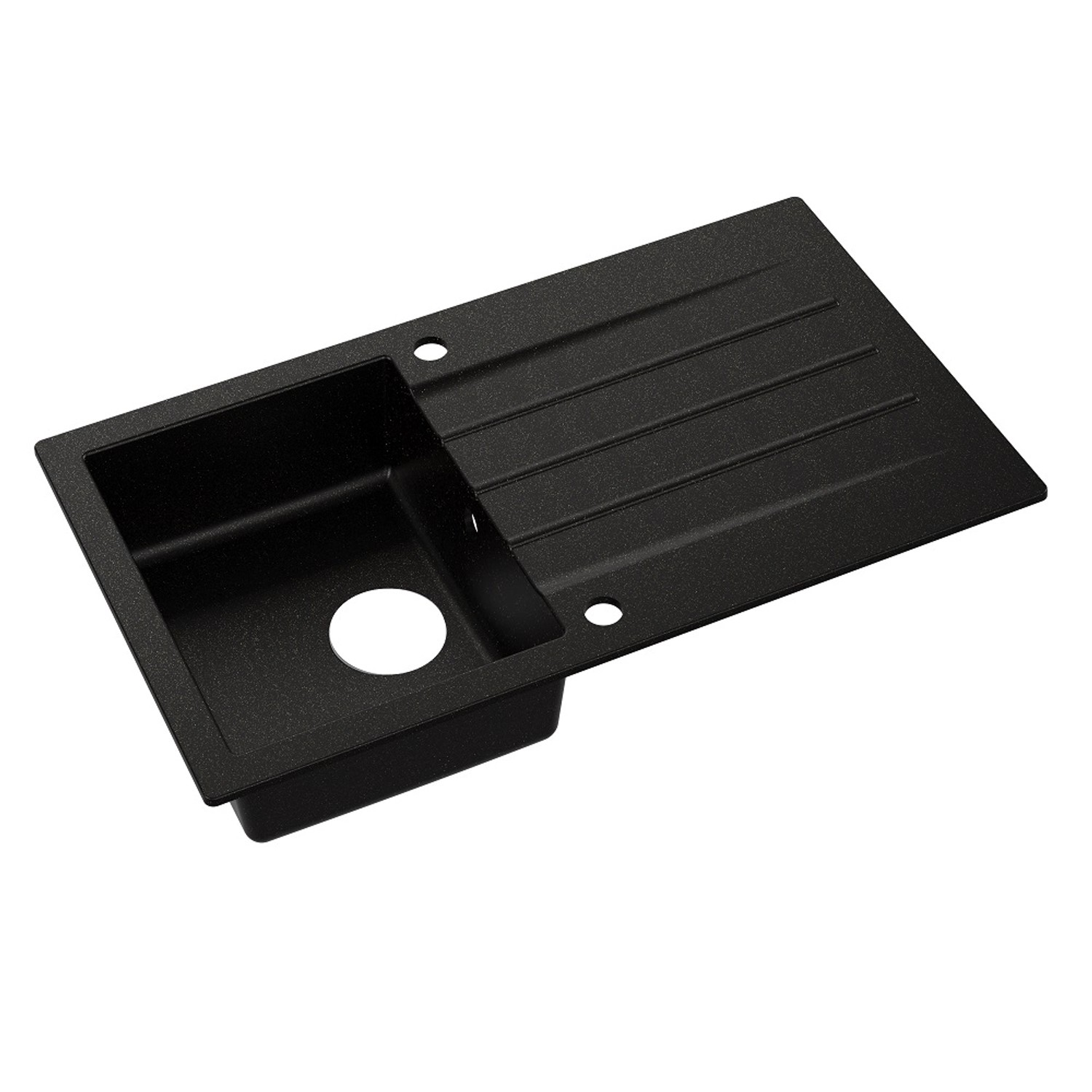 Zlewozmywak Mojito 1 1-kom. czarno złoty 86x50 cm