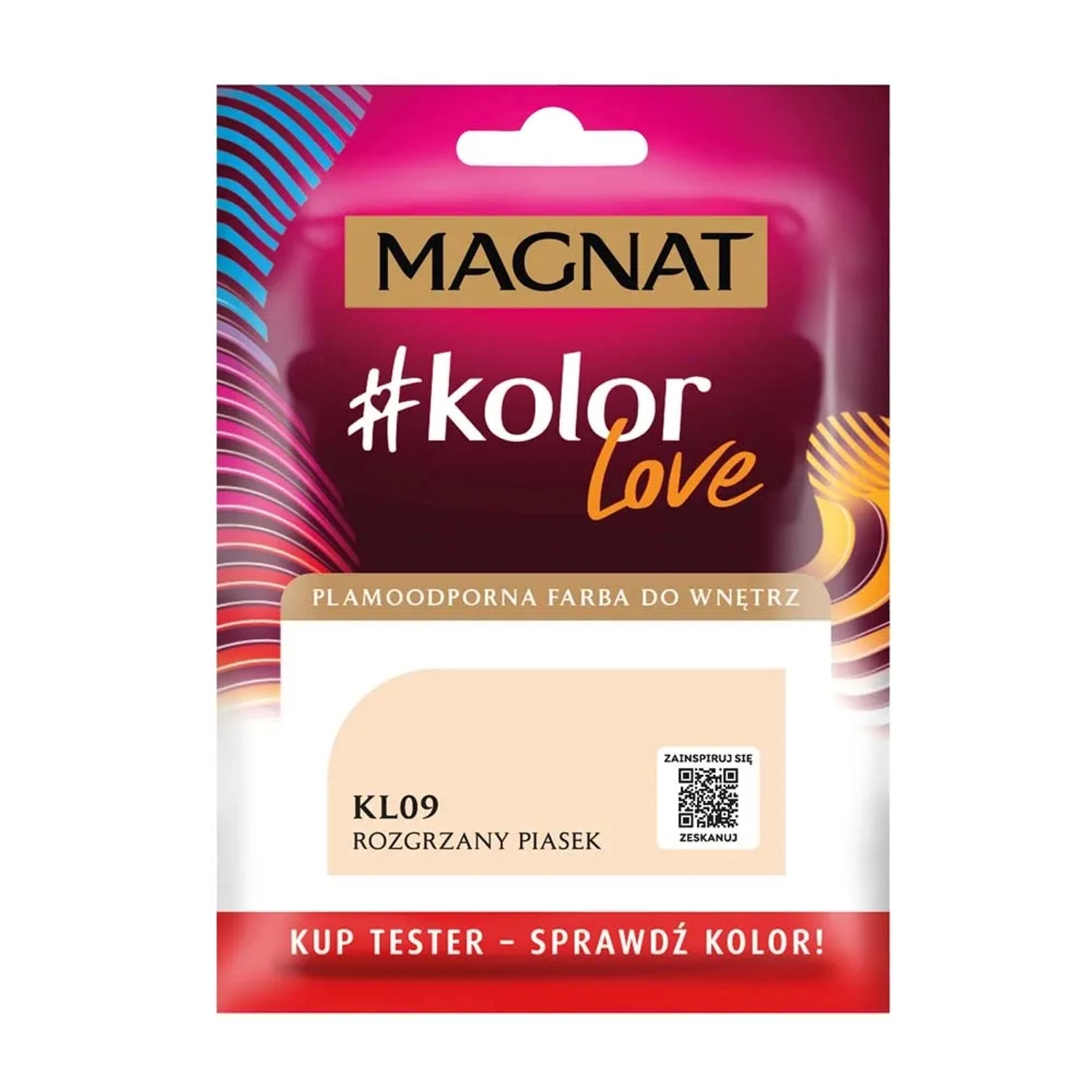 Tester farby Magnat KolorLove rozgrzany piase - 25 ml