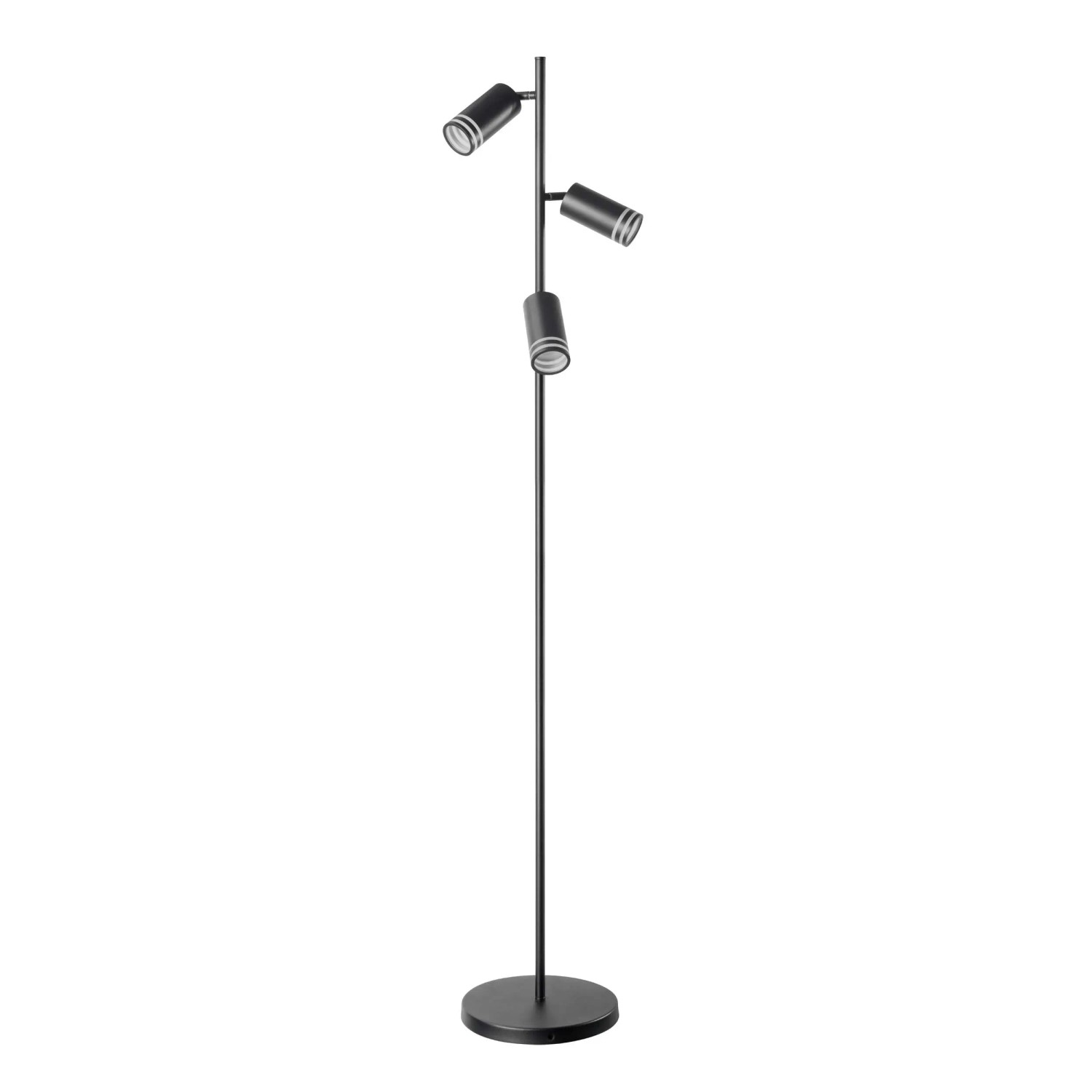 Goldlux Lampka podłogowa ROMA 3xGU10 12W LED czarna