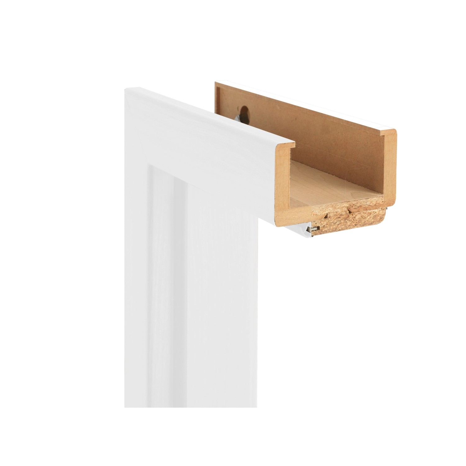 Classen Belka górna ościeżnicy regulowanej 120 mm - 140 mm biała 80 cm