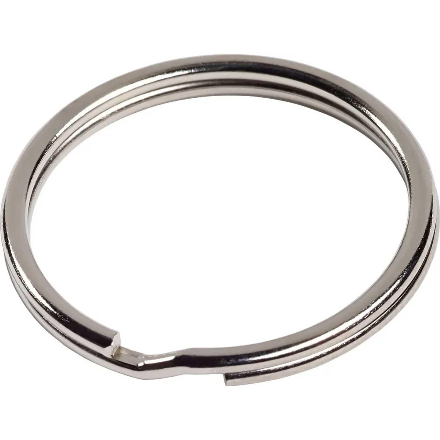 Kółko do breloka stal nikiel 24mm 4szt