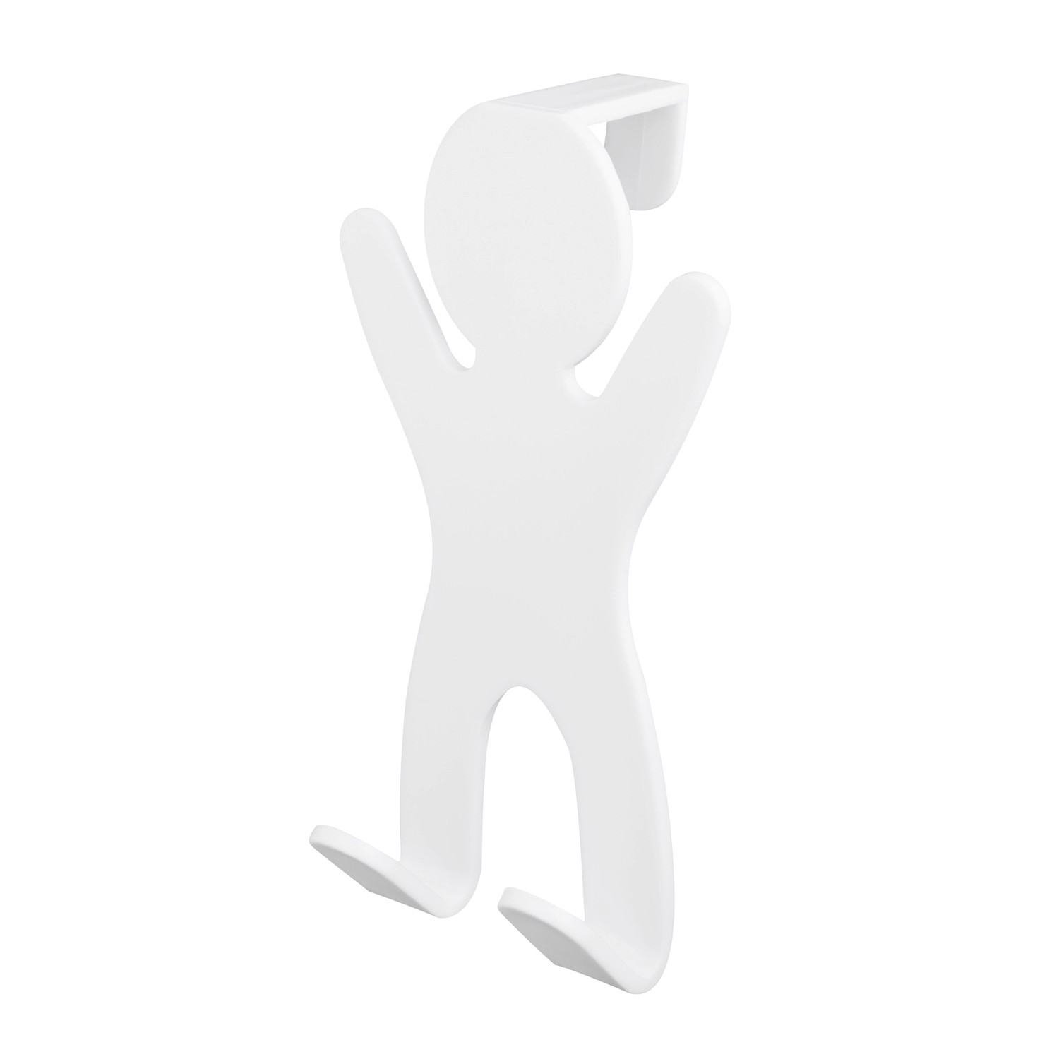 Bisk wieszak podwójny City biały