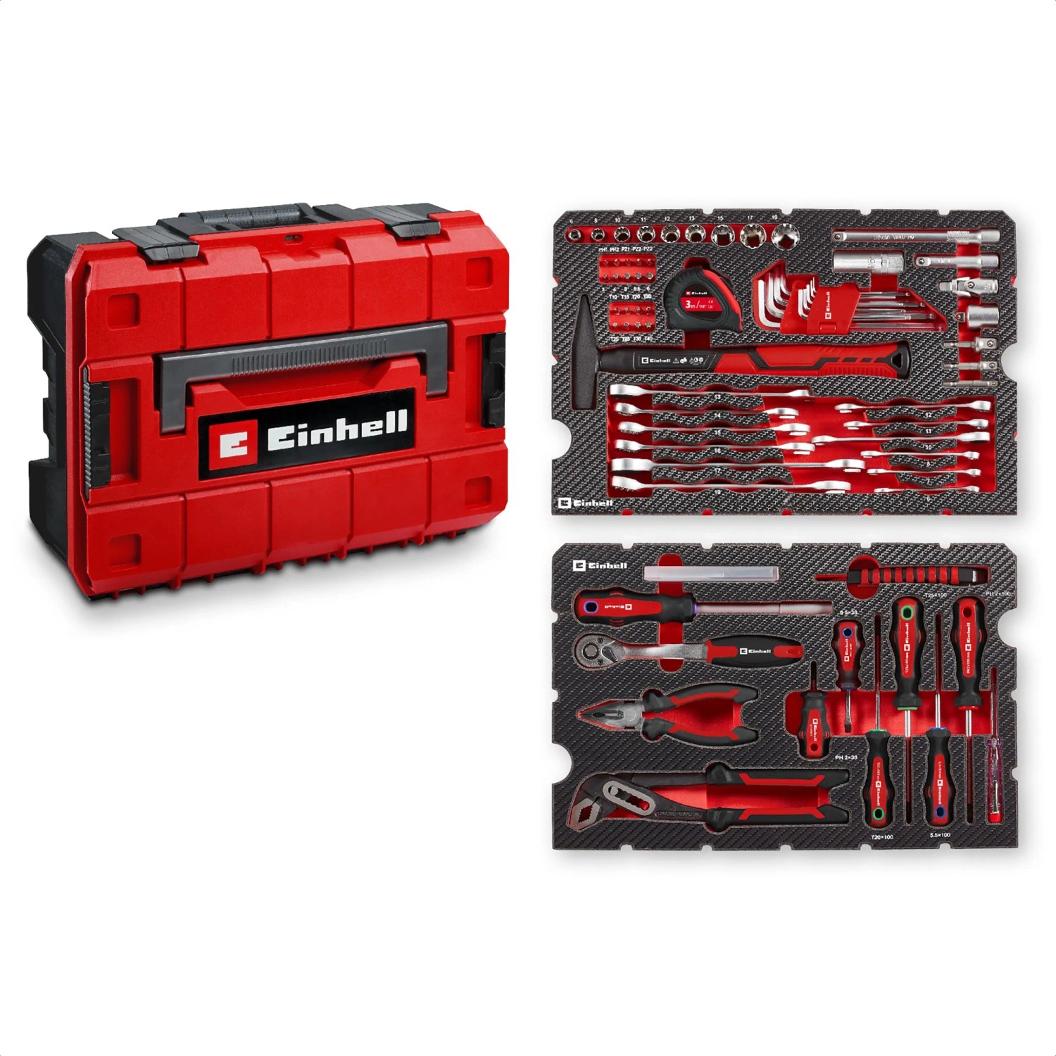 Einhell Zestaw narzędzi w walizce E-CASE - 80 szt.