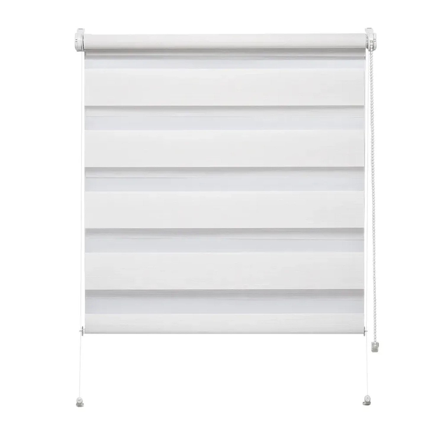 Mini roleta ZEBRA SILK Dzień/Noc jasnobeżowa 105 cm x 140 cm