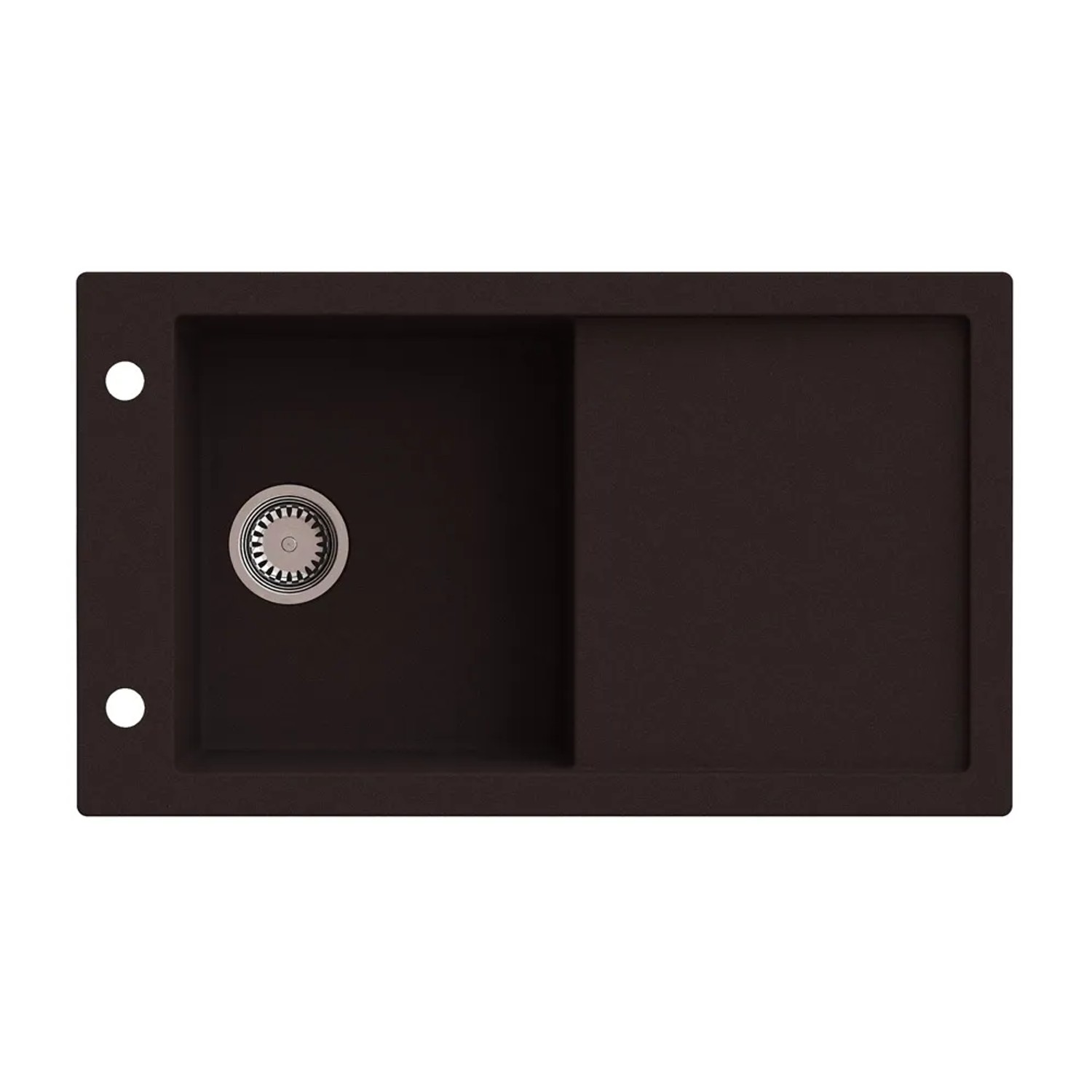 Zlewozmywak Tramontana 1-kom. dark chocolate 86x50 cm