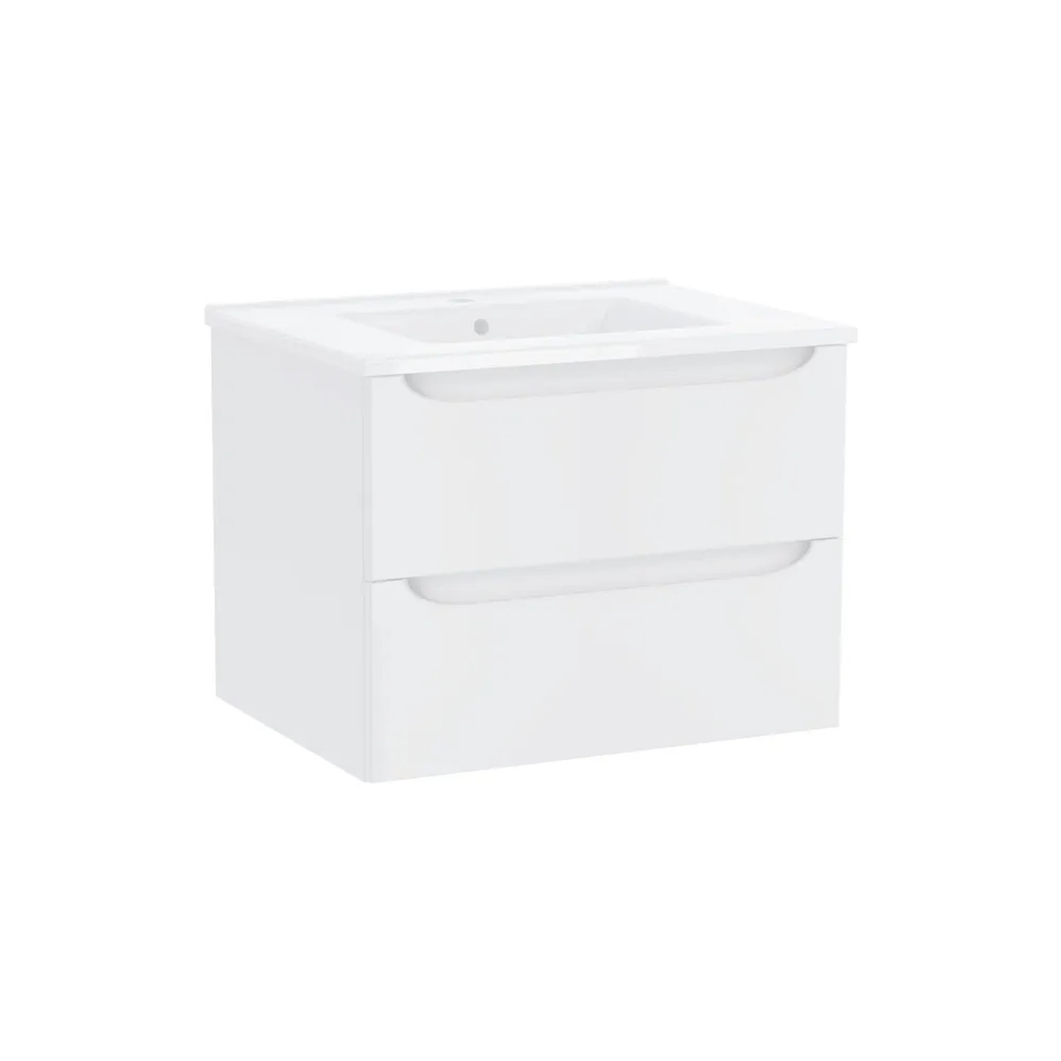 Mirano Zestaw Selvia Szafka Z Umywalką Biały 60 Cm