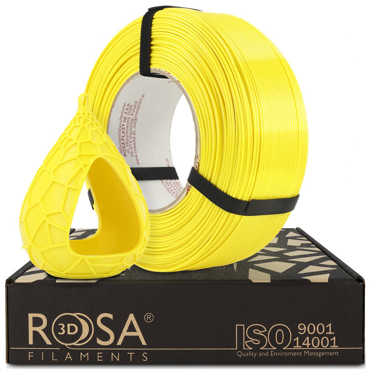 FILAMENT 3D ReFill PET-G Standard HS 1,75mm Bright Yellow 1kg