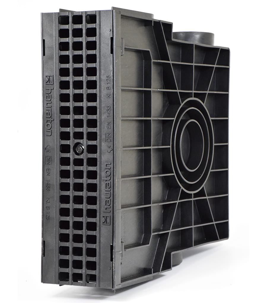 HAURATON RECYFIX STUDZIENKA PRO 100 47053 RECYFIX PRO 100 z osadnikiem z tworzywa, z rusztem kratowym GUGI MW 15/25, z poliamidu, kl. B 125