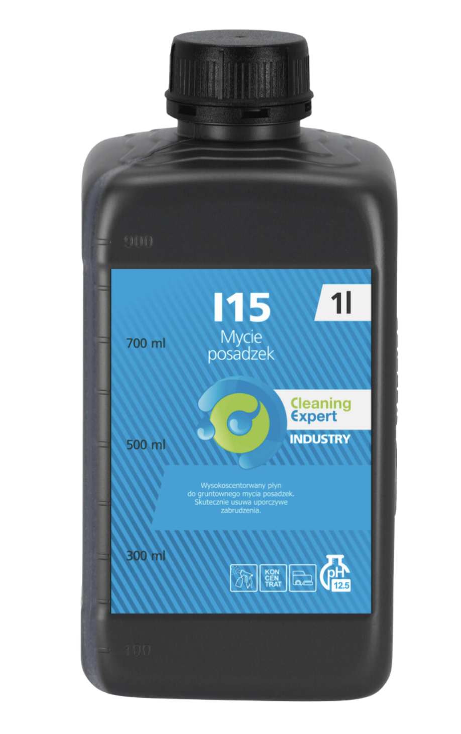 Mycie posadzek - płyn do gruntownego mycia. Szorowarki do podłóg (I15) - 1L