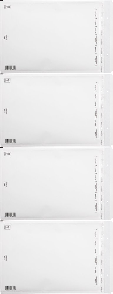 4x Koperta bąbelkowa Bong AirPro, I19, 320x455mm, 10 sztuk, biały