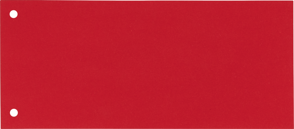 Przekładki do segregatora Esselte, kartonowe, 1/3 A4, 100 kart, czerwony