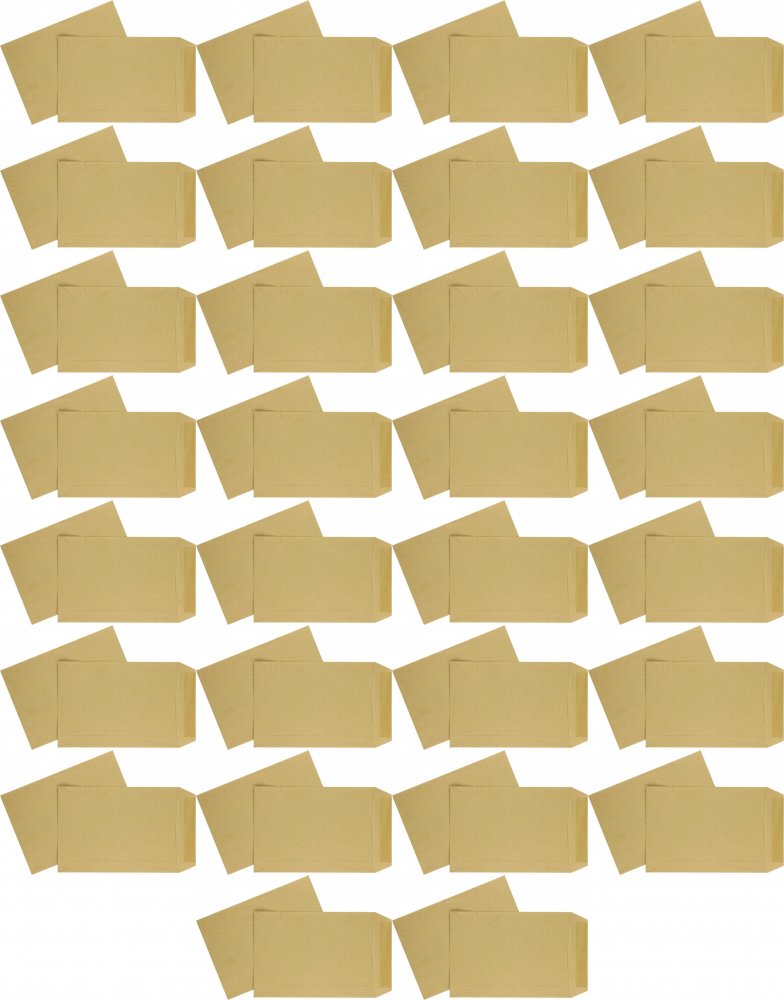 30x Koperta standardowa NC, C5, samoklejąca SK, 50 sztuk, brązowy