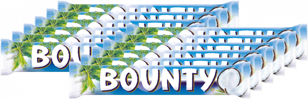 12x Baton Bounty, kokosowy w czekoladzie, 57g