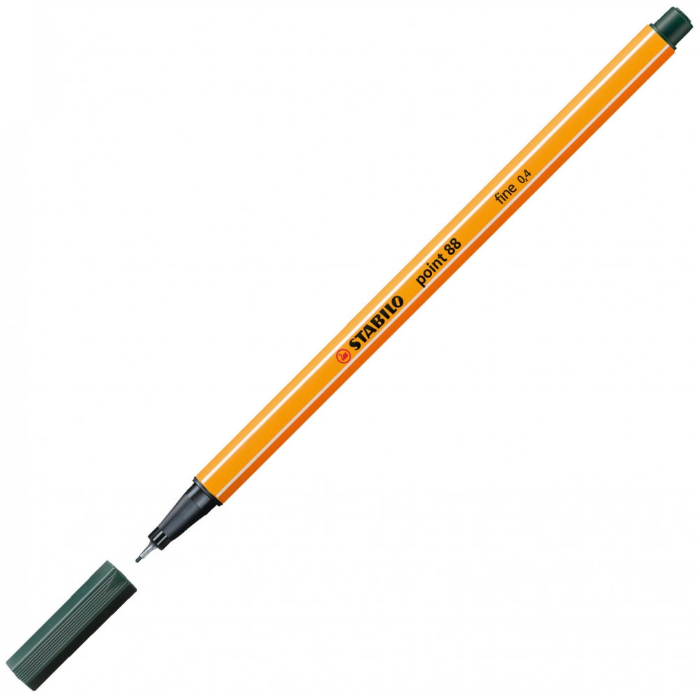 Cienkopis Stabilo Point 88/63, 0.4mm, oliwkowy