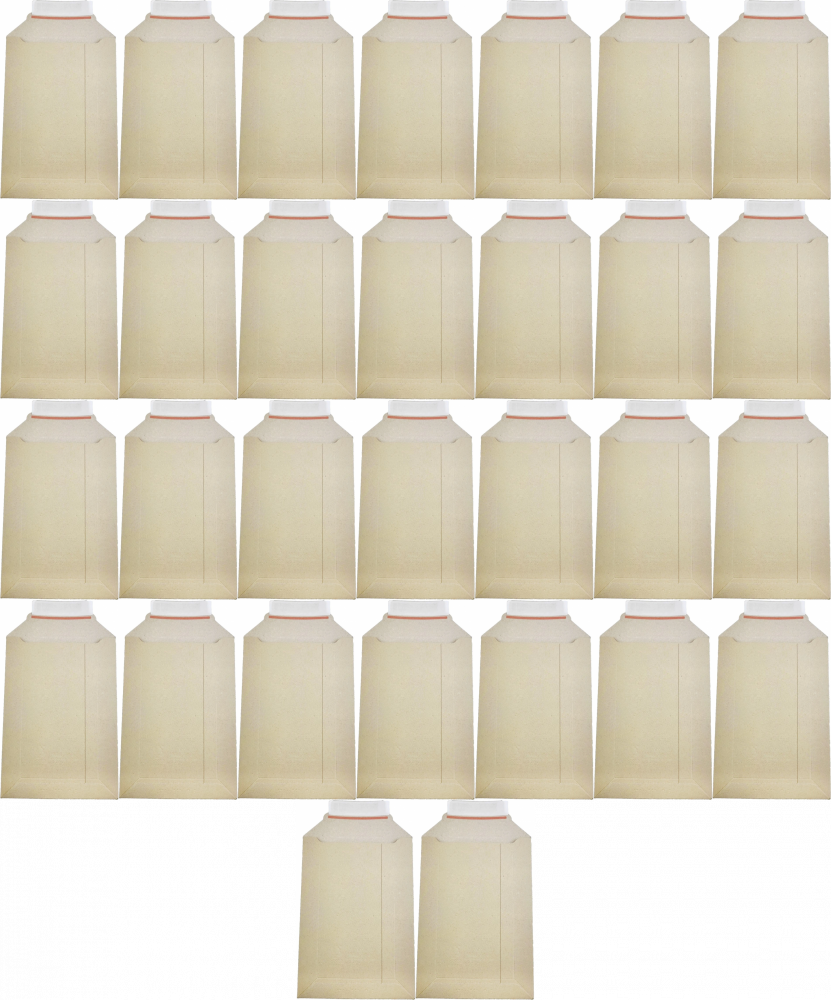 100x Koperta kartonowa Lettpac, B5, 176x250mm, z paskiem samoprzylepnym, brązowy, 1 sztuka