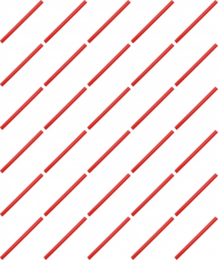 480x Ołówek kreślarski Grand, HB, czerwony