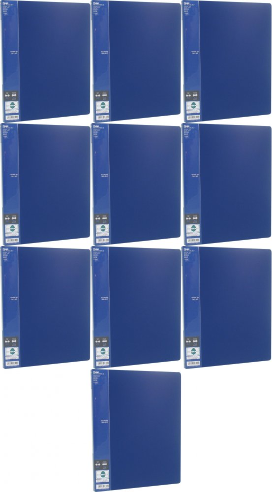 10x Album ofertowy A4 20 koszulek Pentel Side niebieski
