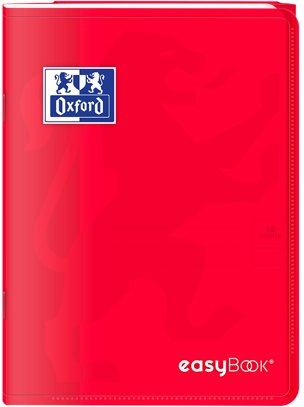 Zeszyt w linie Oxford easyBook, A5, 60 kartek, mix kolorów