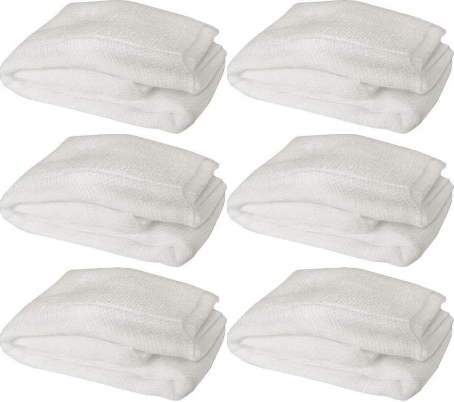 6x Gaza opatrunkowa jałowa, 17 nitkowa, 1 m2