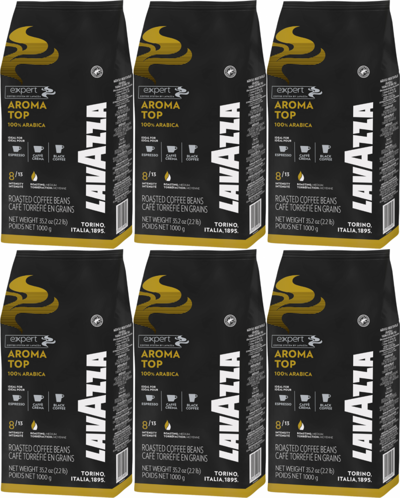 6x Kawa ziarnista Lavazza Expert Aroma Top, 1kg