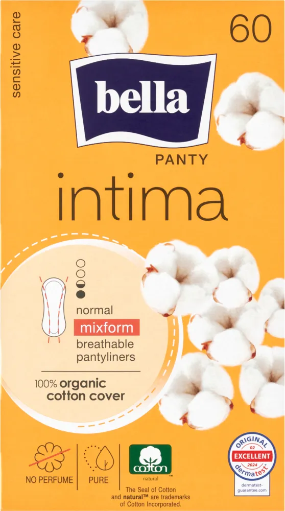 Wkładki higieniczne Bella Panty Intima Normal, 60 sztuk