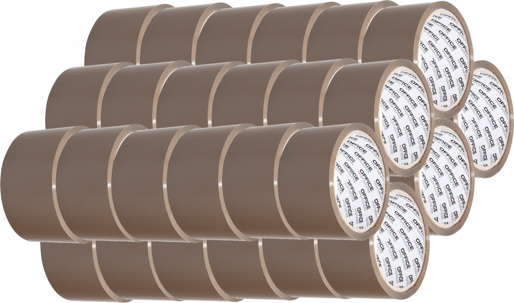36x Taśma pakowa Office Products, 48mmx50y, brązowy