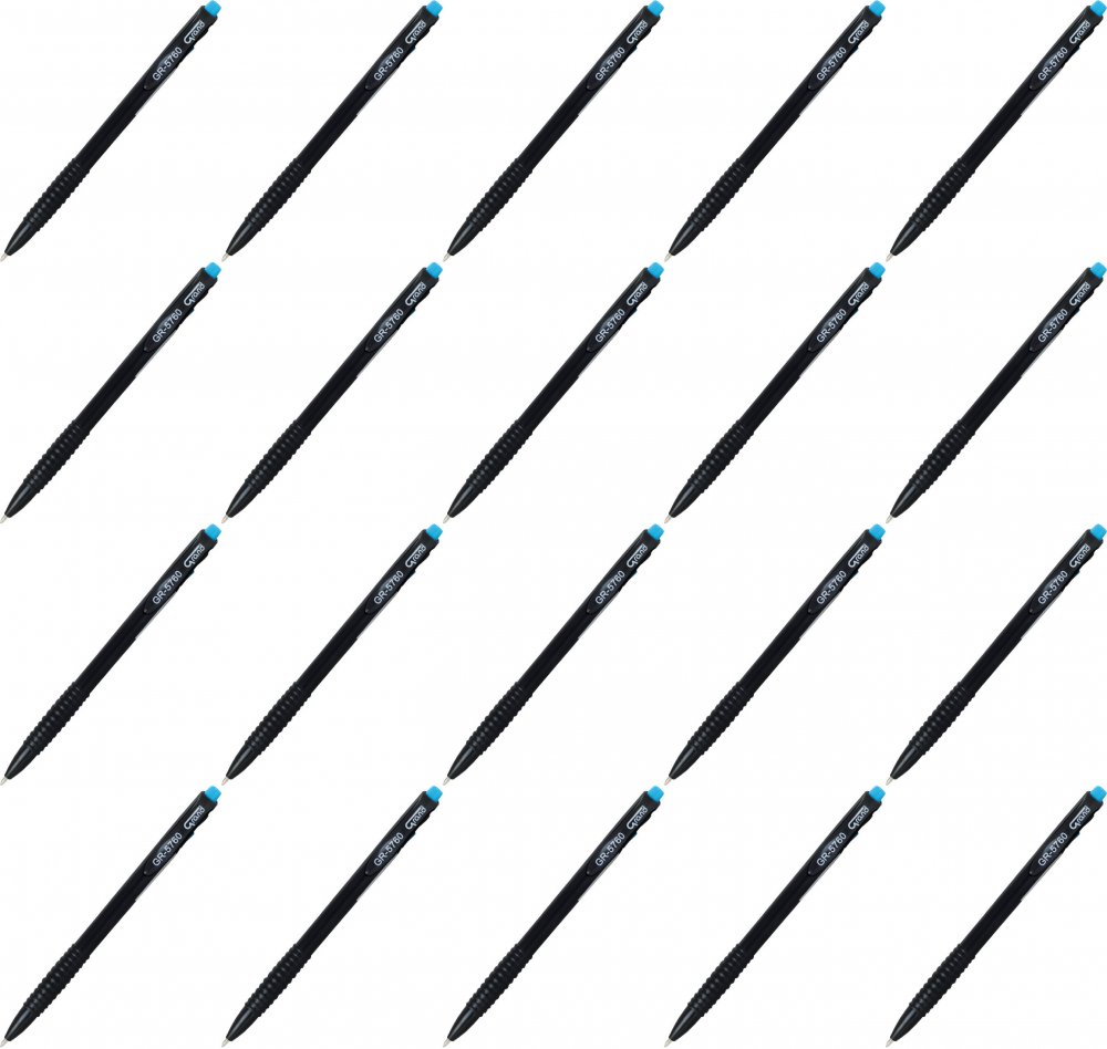 20x Długopis automatyczny Grand GR-5760, 0.7mm, niebieski