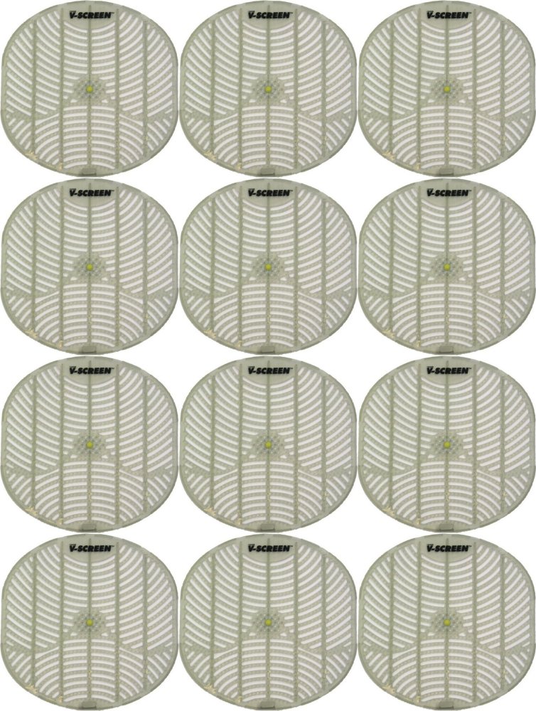 12x Wkład zapachowy do pisuaru V-Screen, mango i cytrusy, szary