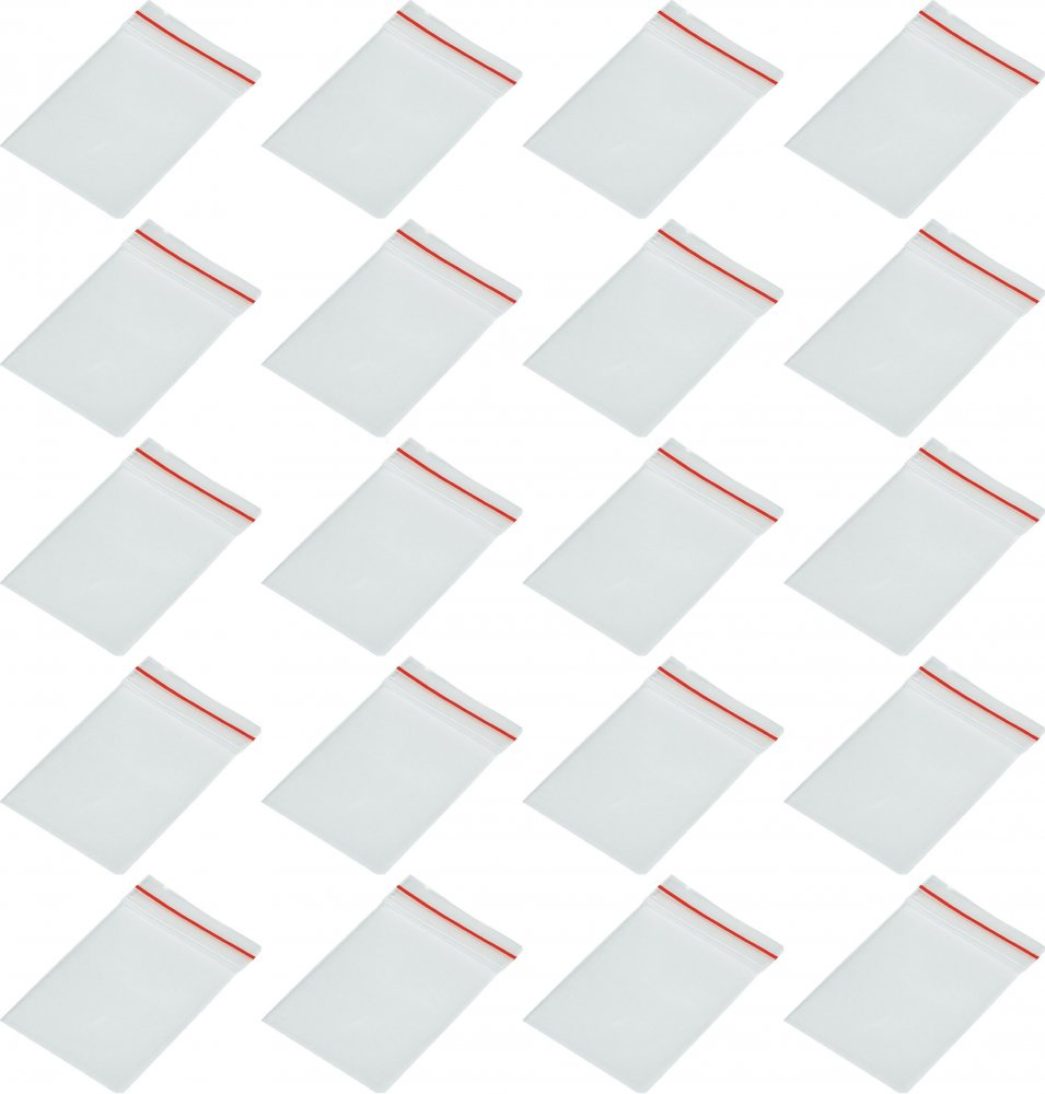 20x Woreczki strunowe Emerson, 70x110mm, 100 sztuk, bezbarwny