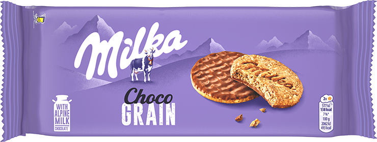 Ciastka Milka Choco Grain, 126g