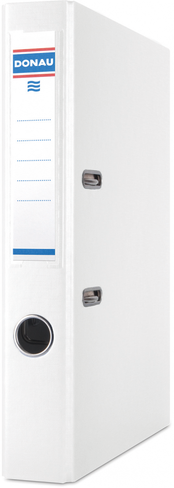 Segregator A4 Donau Master, szerokość grzbietu 50mm, do 350 kartek, biały