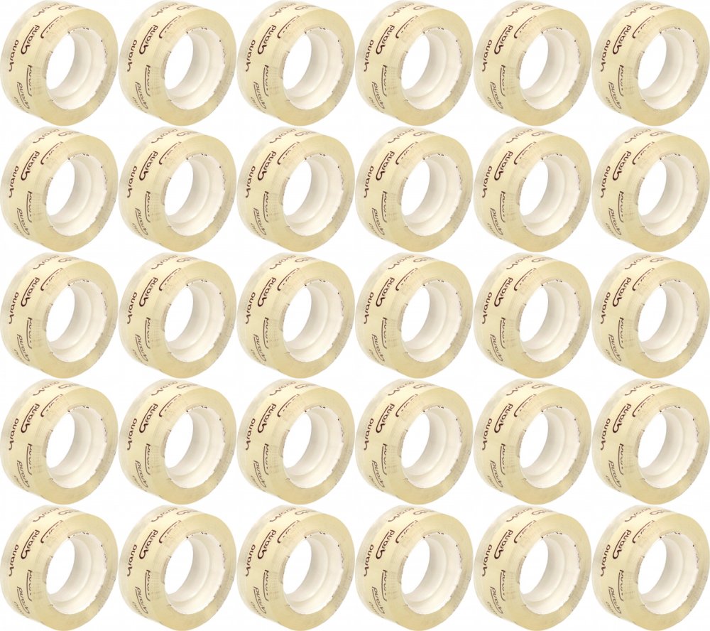 36x Taśma klejąca Grand, 12mmx10yd, przezroczysty