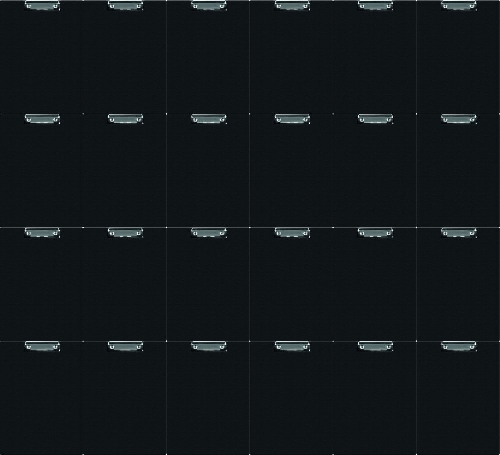 24x Clipboard Q-connect, z okładką, A4, czarny