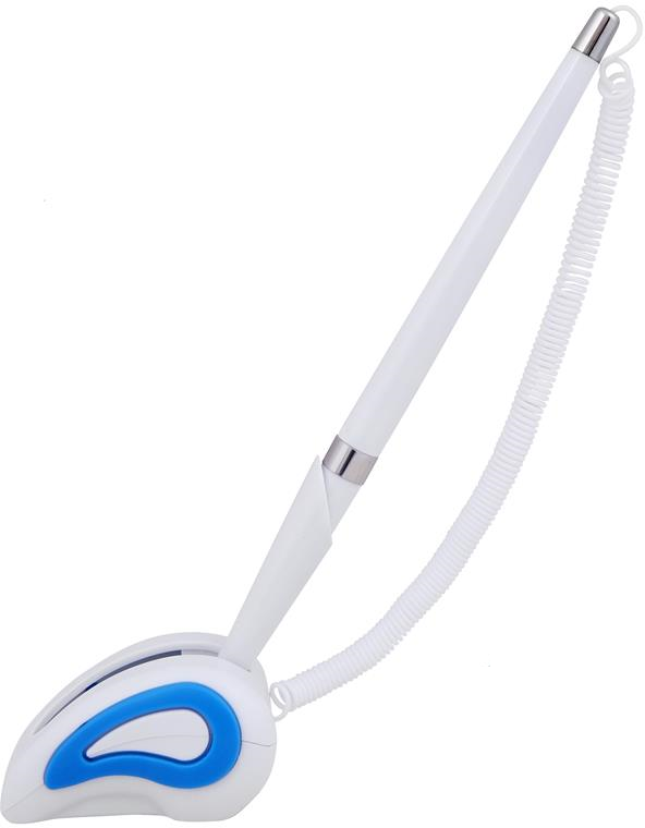 Długopis mocowany na sprężynce MemoBe Stilo, stojący, niebieski