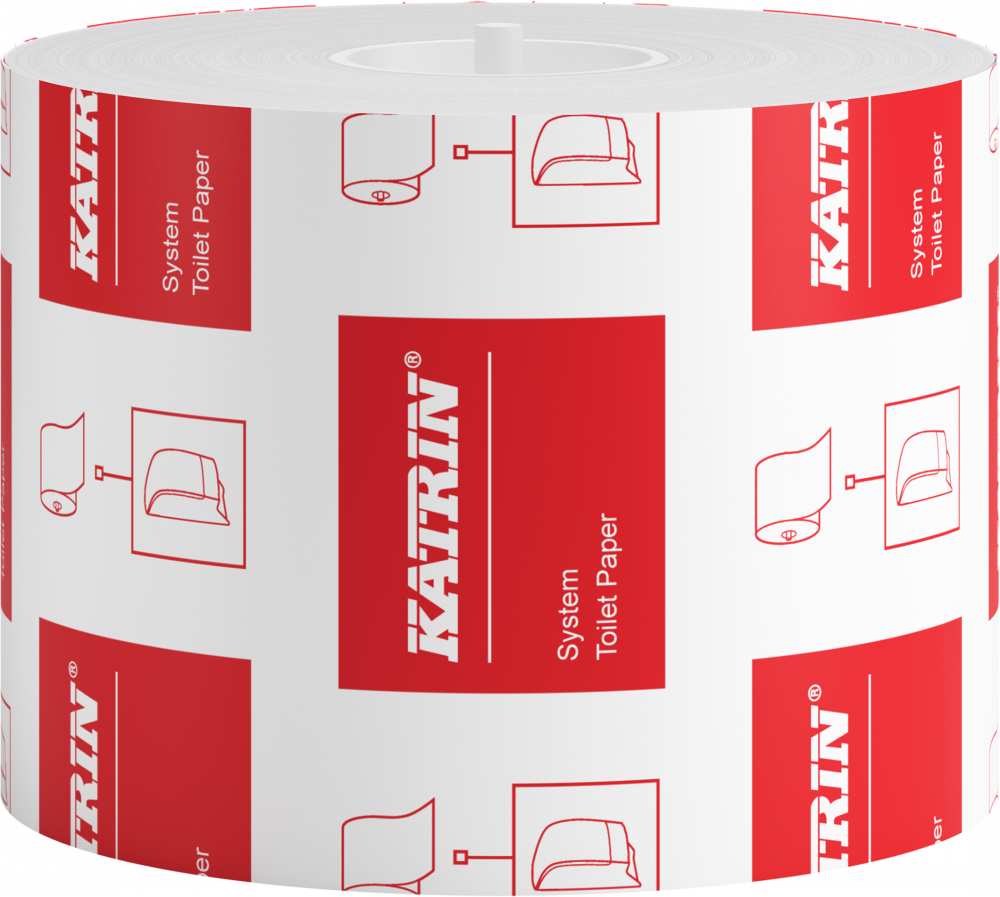 Papier toaletowy Katrin Classic System Toilet ECO 103424, 2-warstwowy, 9.9cmx92m, 1 rolka, biały