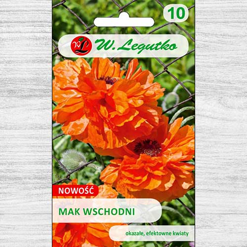 1 pac, Mac oriental cu flori duble - Semințe: Mod de ambalare: 0.5 g