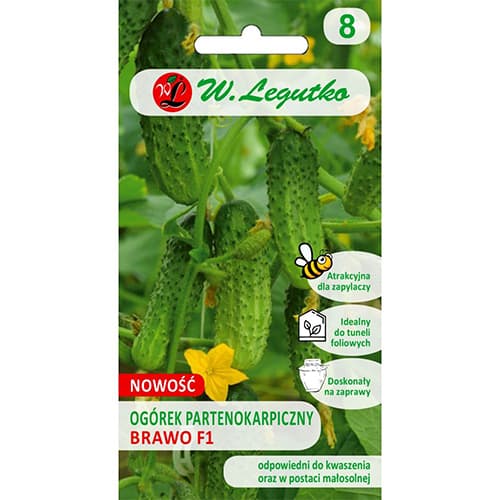 1 pac, Castraveți Brawo F1 - Semințe: Mod de ambalare: 2 g