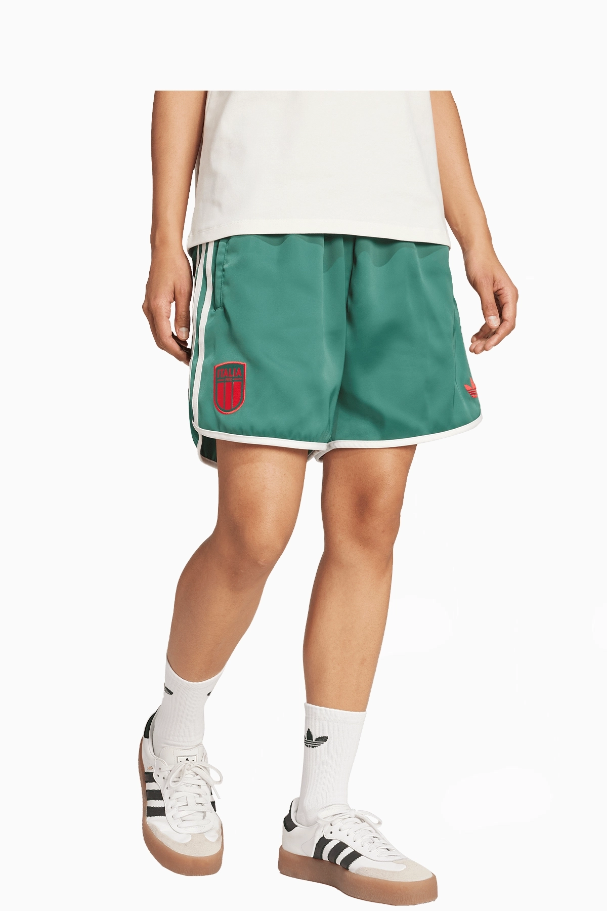 Spodenki Reprezentacji Włoch adidas 2025 Originals Damskie - Zielony