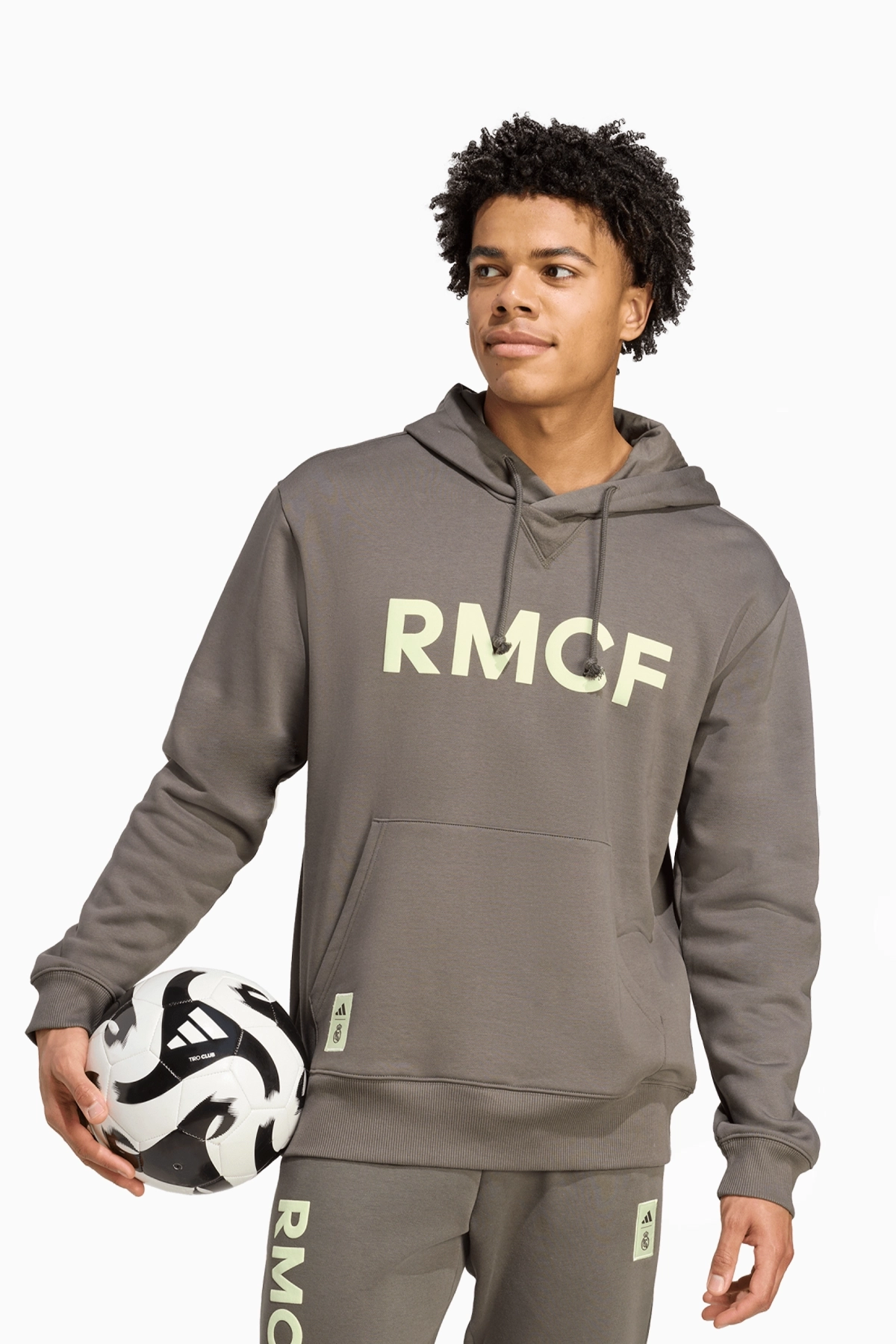 Bluza z kapturem adidas Real Madryt 25/26 Seasonal - Zielony