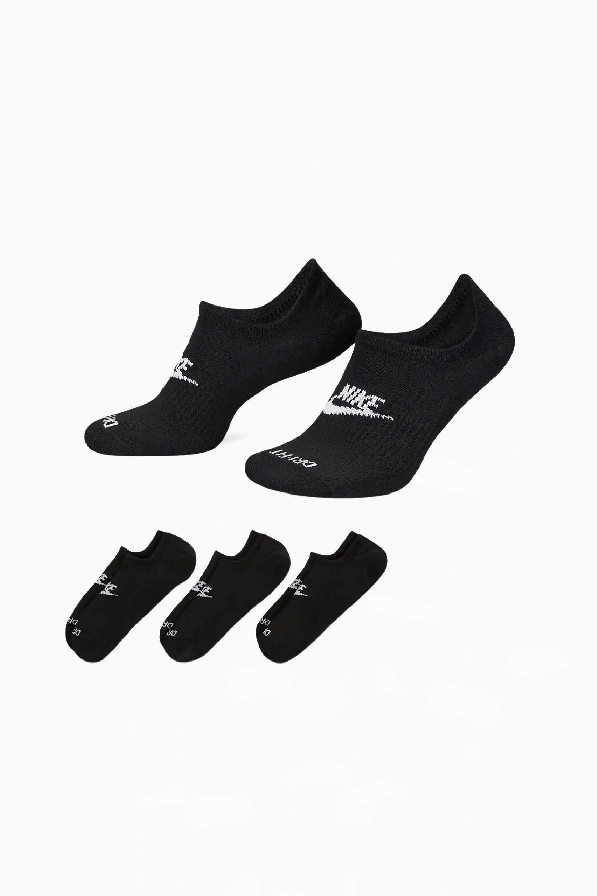 Skarpety Stopki Nike Everyday Plus Cushioned 3-Pack - Czarny