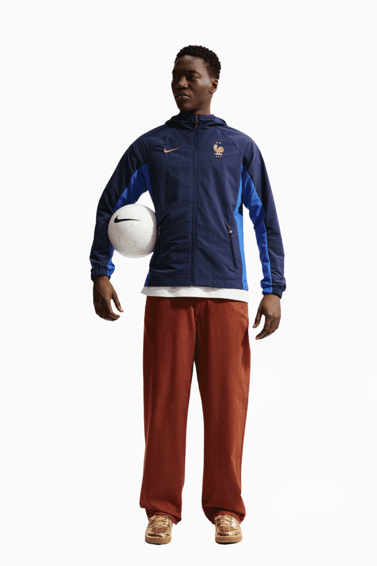 Kurtka Reprezentacji Francji Nike 2026 AWF - Niebieski