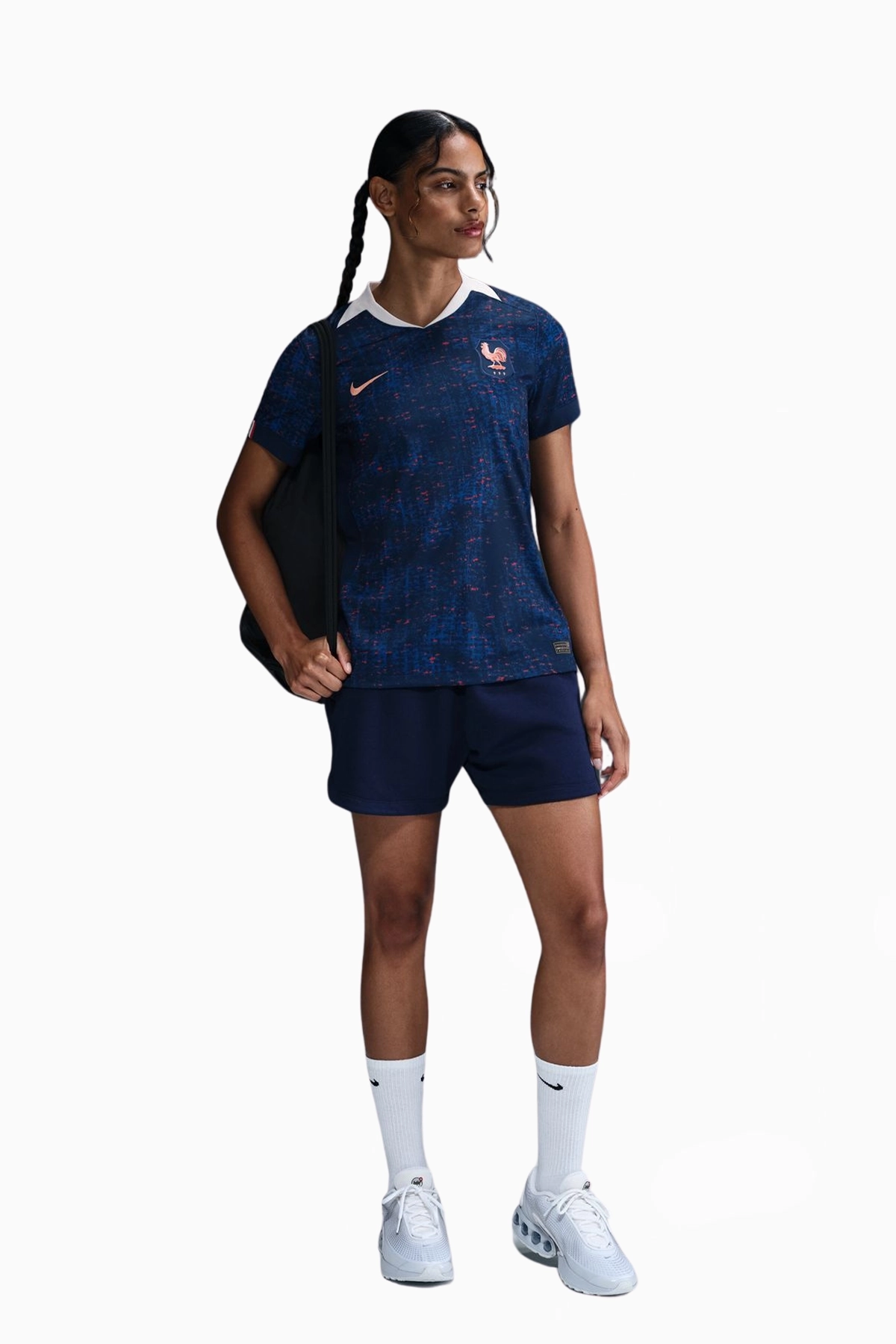 Koszulka Reprezentacji Francji Nike 2025 Domowa Stadium Damska - Niebieski