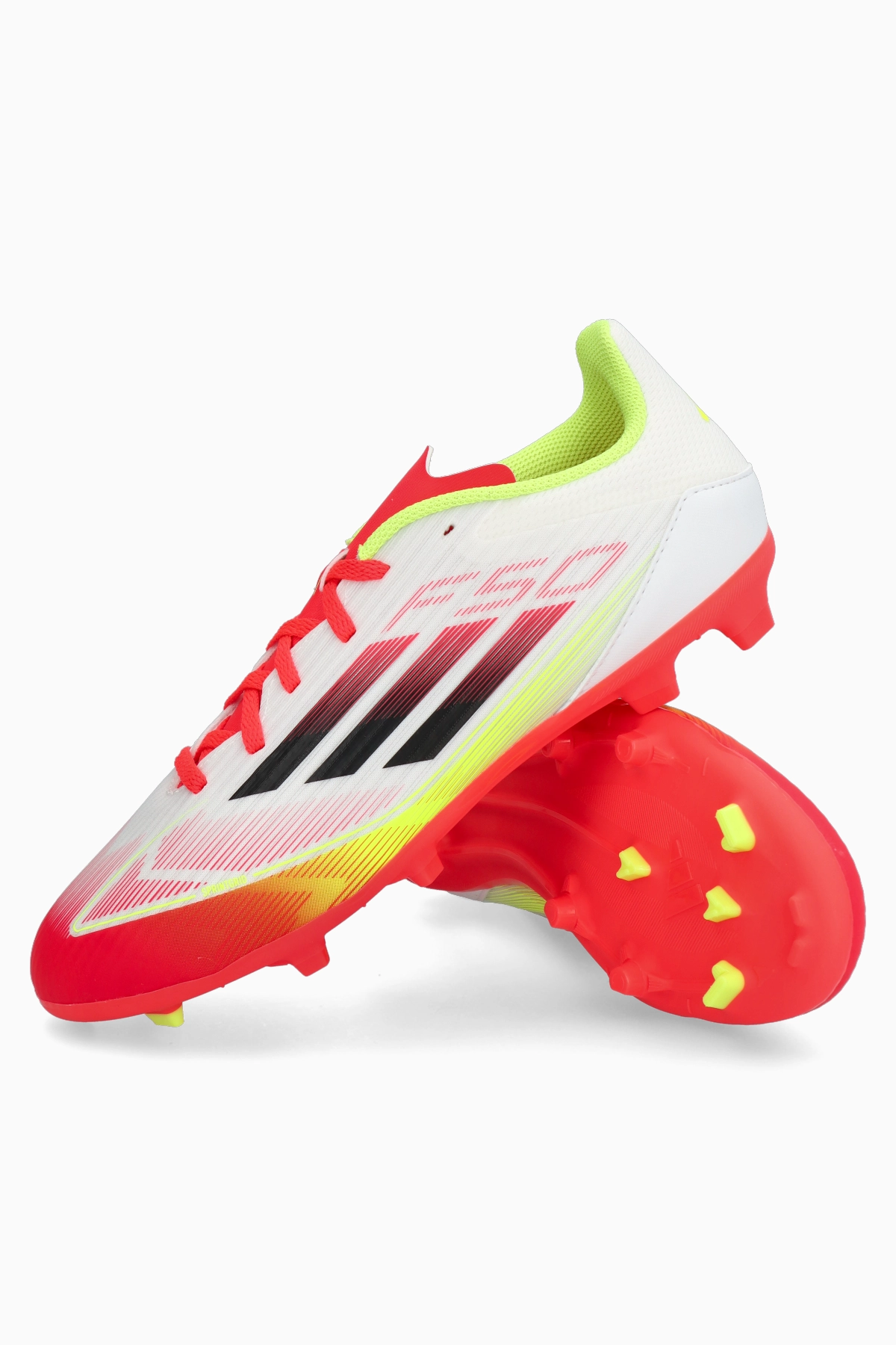 Korki adidas F50 League FG/MG Junior - Biały
